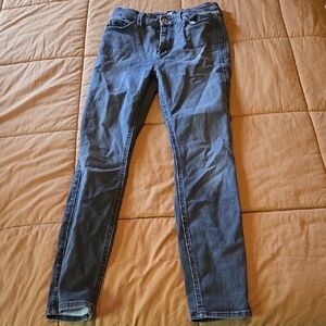 7 For All Mankind Blue Skinny Jeans for Women 26/26